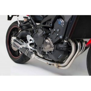 Hindle - 2014-2019 YAMAHA FZ-09/MT-09 STAINLESS FULL SYSTEM WITH CARBON MUFFLER AND STAINLESS TIP
