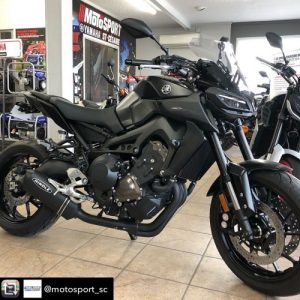 Hindle - 2016-2020 YAMAHA XSR900 & 2014-2019 YAMAHA FZ-09/MT-09 STAINLESS FULL SYSTEM, ceracoat black