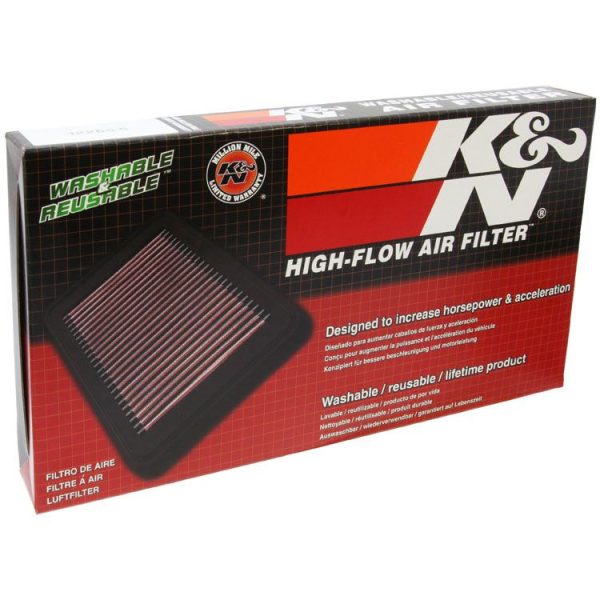K&N High Flow Replacement Air Filter Panel - BM-1010