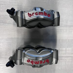 BREMBO pair of OEM ZX-10R 2022 calipers 100MM -- eye-to eye-