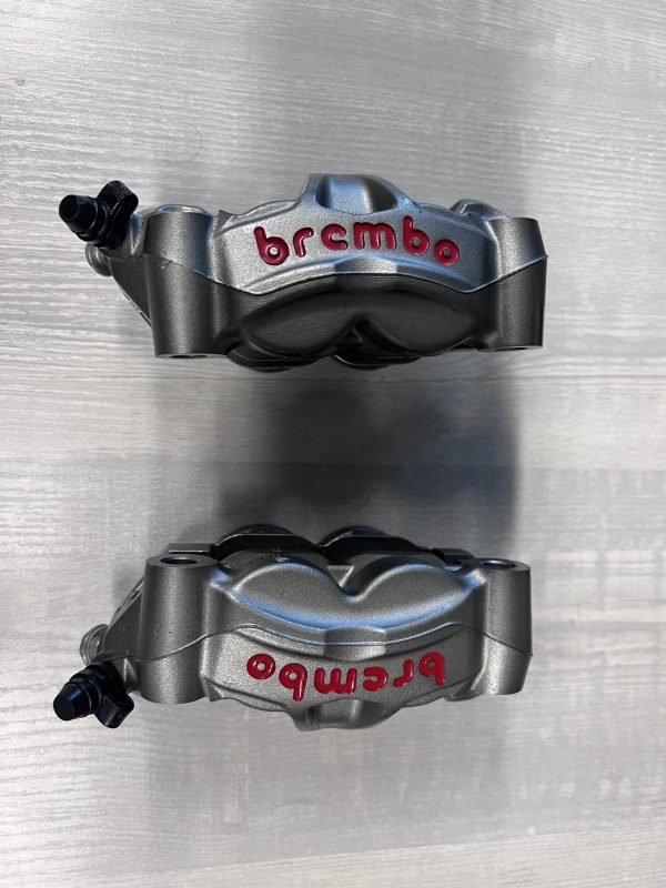 BREMBO pair of OEM ZX-10R 2022 calipers 100MM -- eye-to eye-